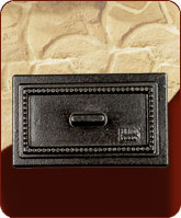 106 - Зольная заслонка размеры 130х65 мм, вес 1,2 кг 