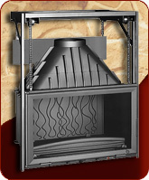 Каминные топки INVICTA (ИНВИКТА) ГРАНД ВИЗЬОН 700 контргруз